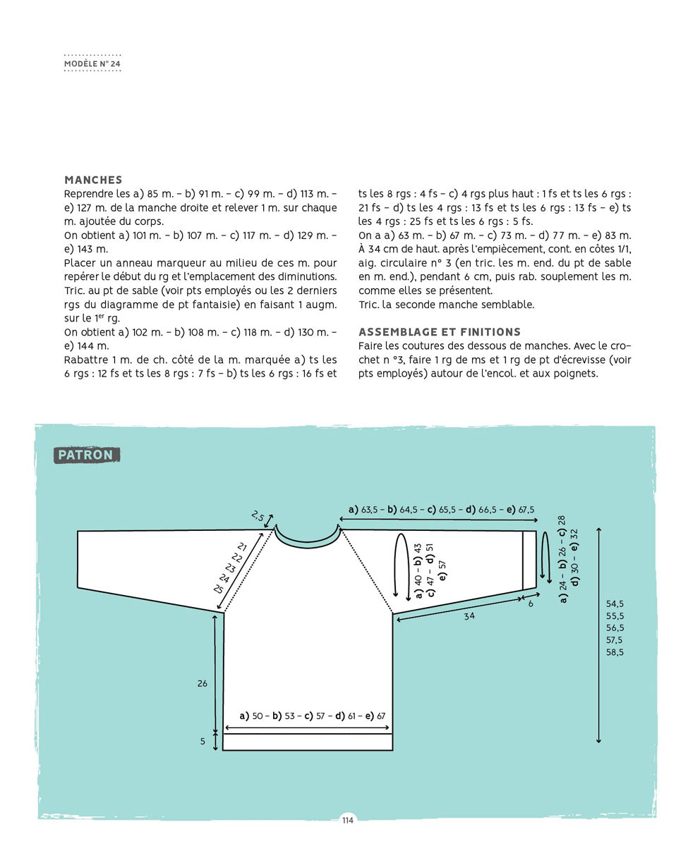 Livre tricot circulaire