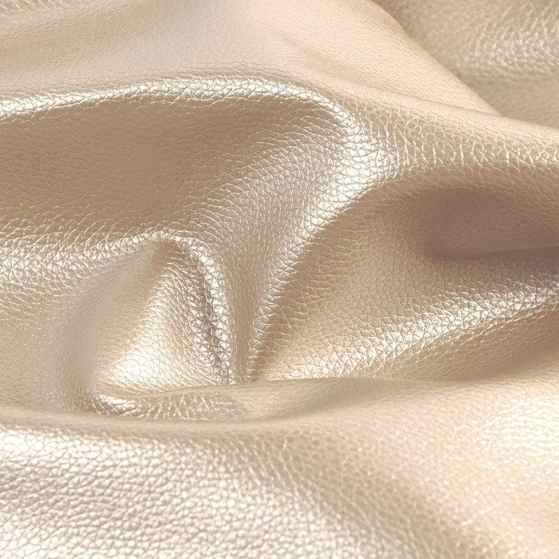 Coupon simili Karla Star 140 cm x 50 cm - Beige métallisé