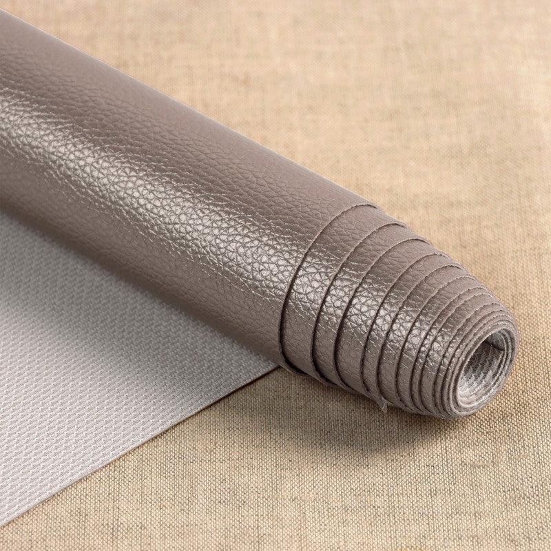 Coupon simili Karla Star 140 cm x 50 cm - Taupe métallisé