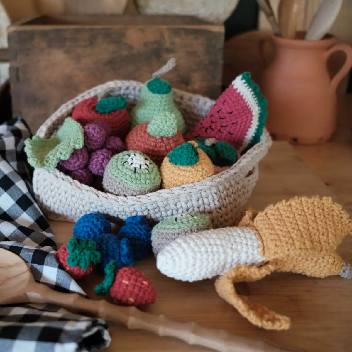 Kit crochet - Corbeille de fruits