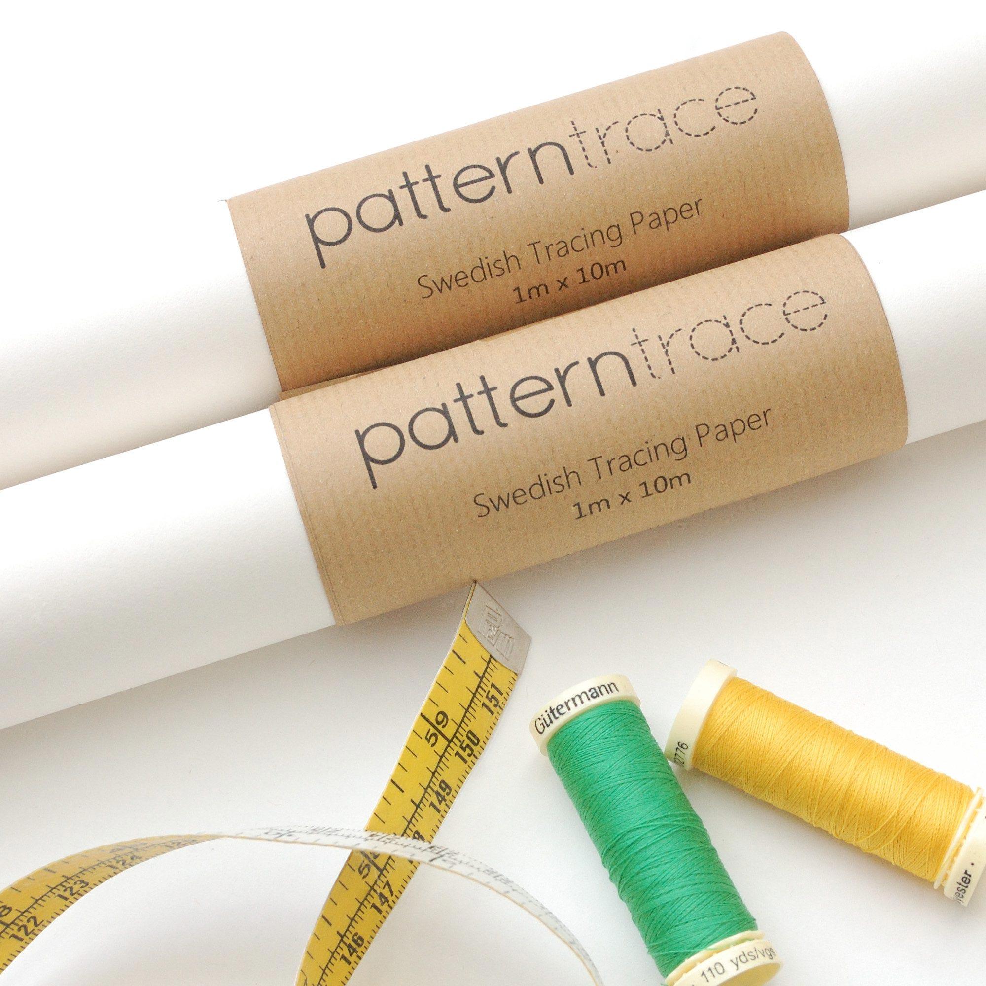 Swedish tracing paper roll for seam patterns - 100 cm x 10 meters