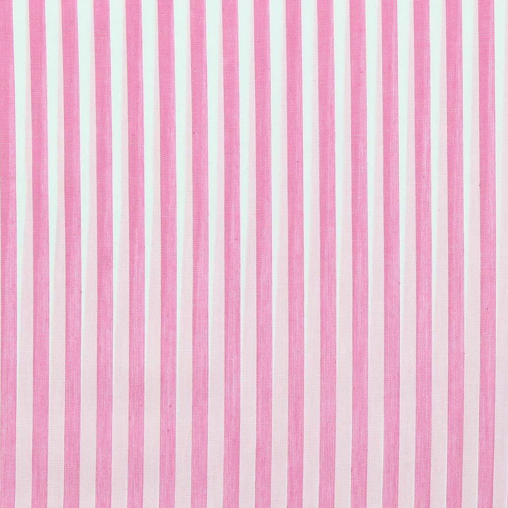 Cotton poplin fabric - Wide stripes - pink