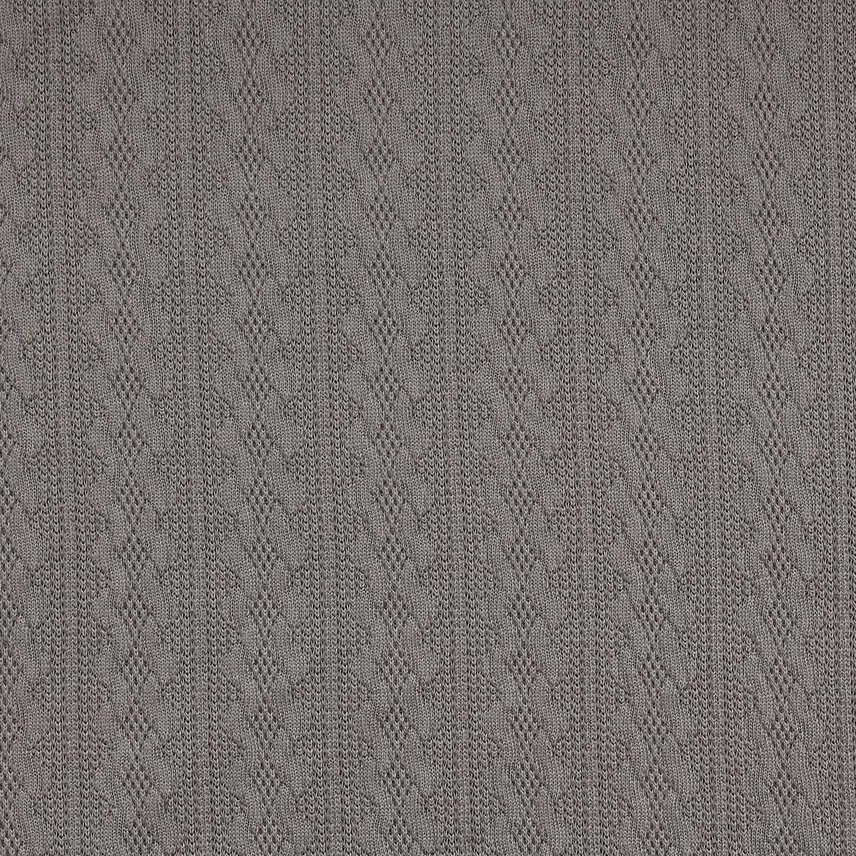 Jacquard knitted mesh fabric - gray