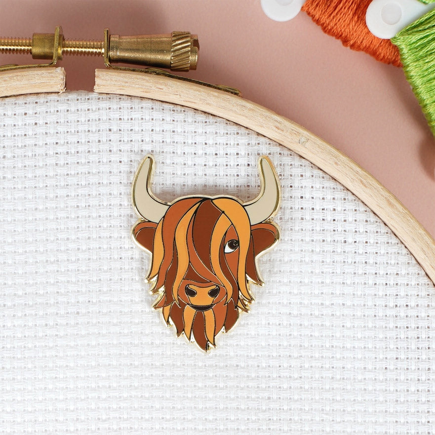 Magnetic lamp holder - Highland cow