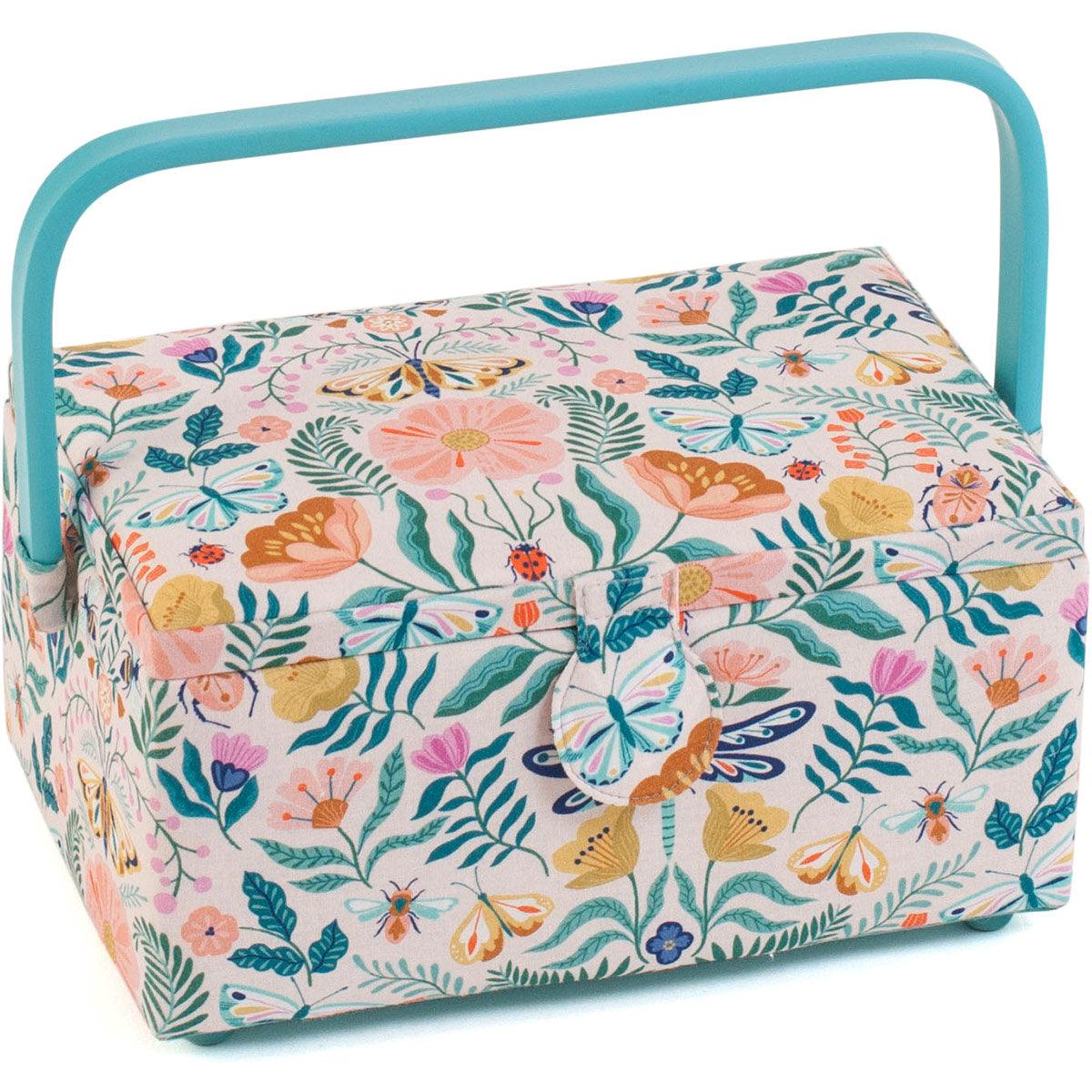 Sewing box - butterflies and nature m