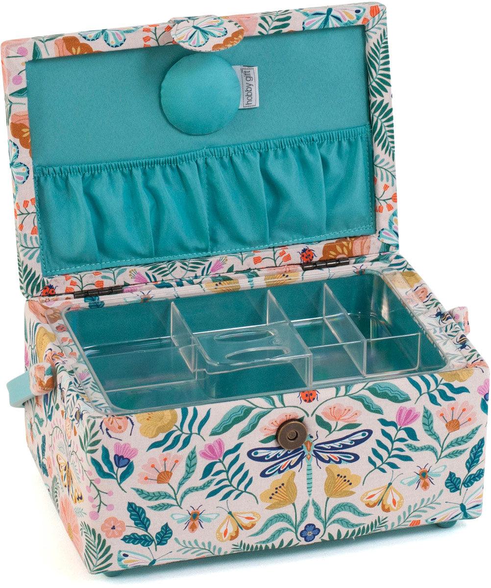 Sewing box - butterflies and nature m