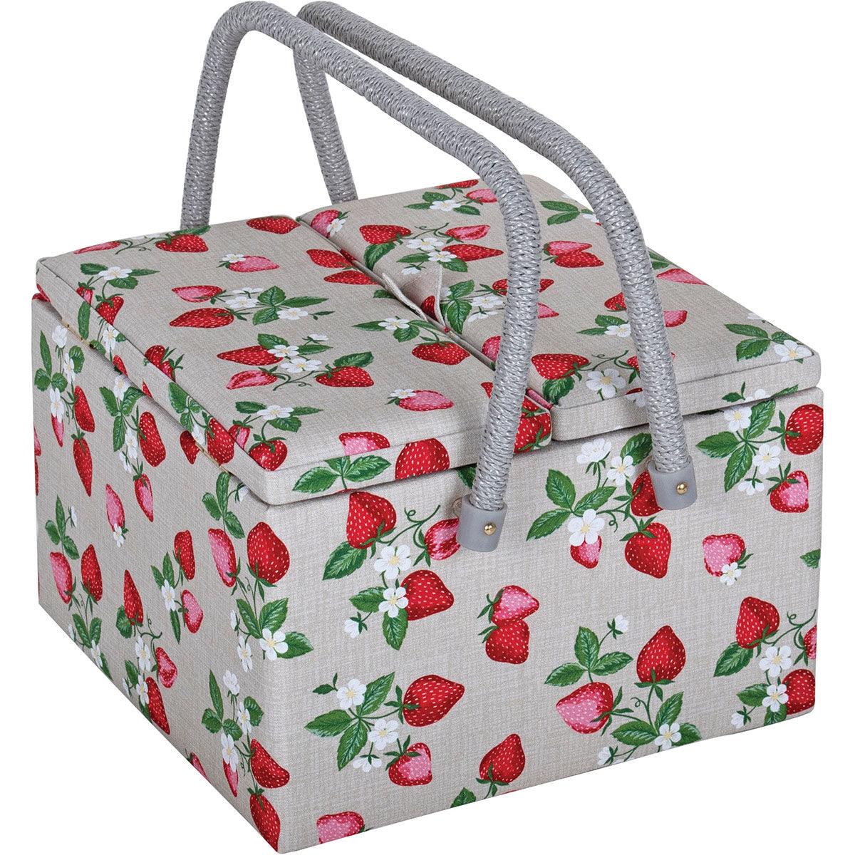 Sewing box - Strawberries L