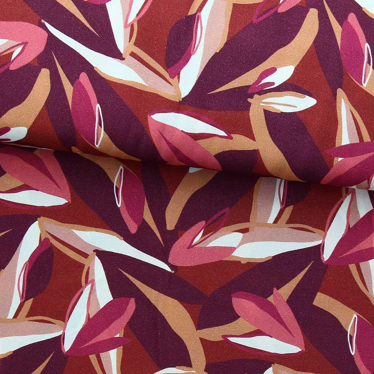 Fancy viscose fabric - Pipasol Purple