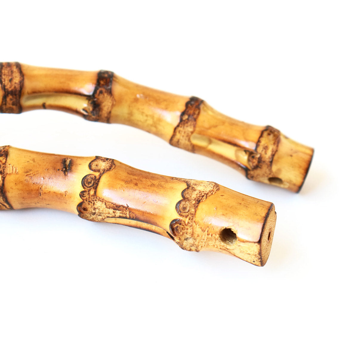 Bamboo half -circle handles for handbag