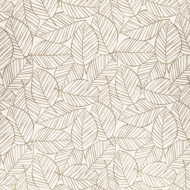 Fantasy cotton poplin fabric - pebble leaf