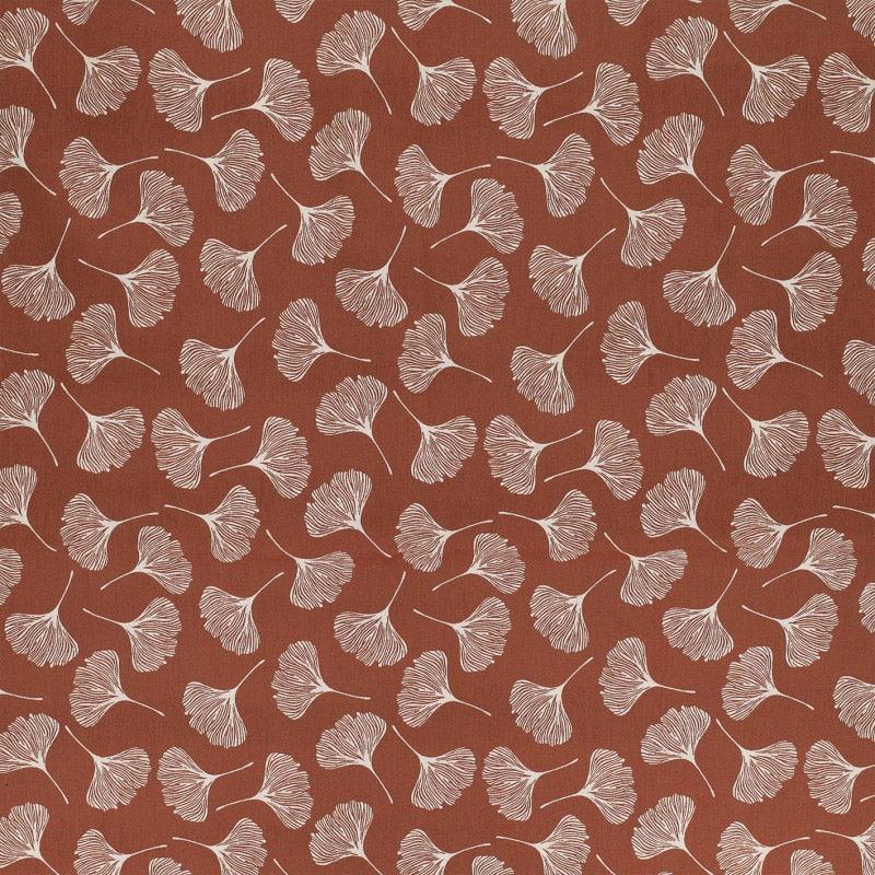 Fantasy cotton poplin fabric - Ginko Brown