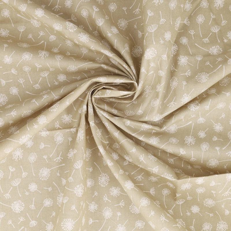 Fantasy Cotton Poplin Stoff - Pebble Umbel