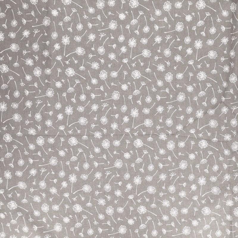 Fantasy cotton poplin fabric - gray umbel