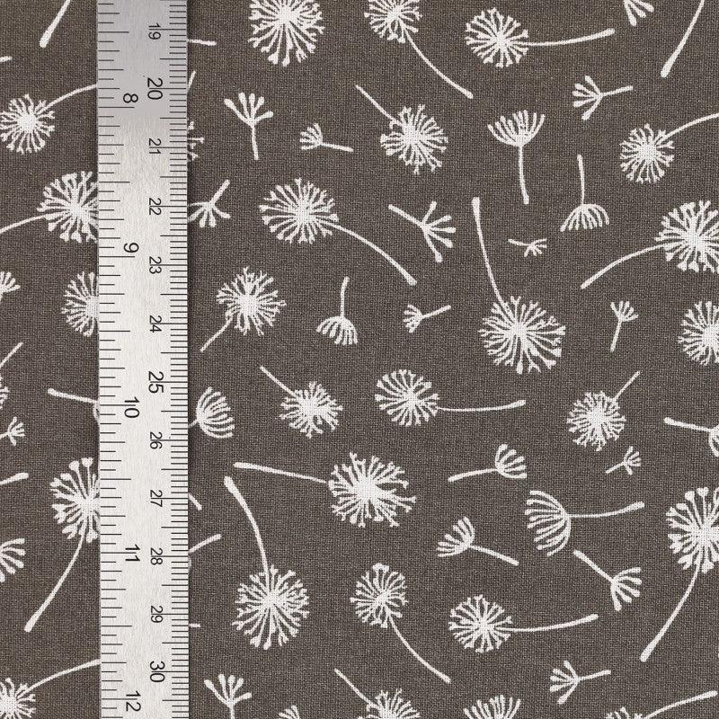 Fantasy Cotton Poplin Stoff - Taupe Umbel