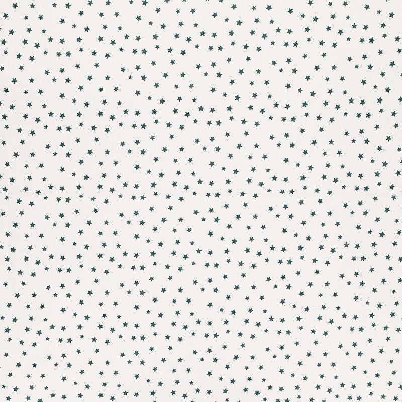 Fantasy cotton poplin fabric - Blue star