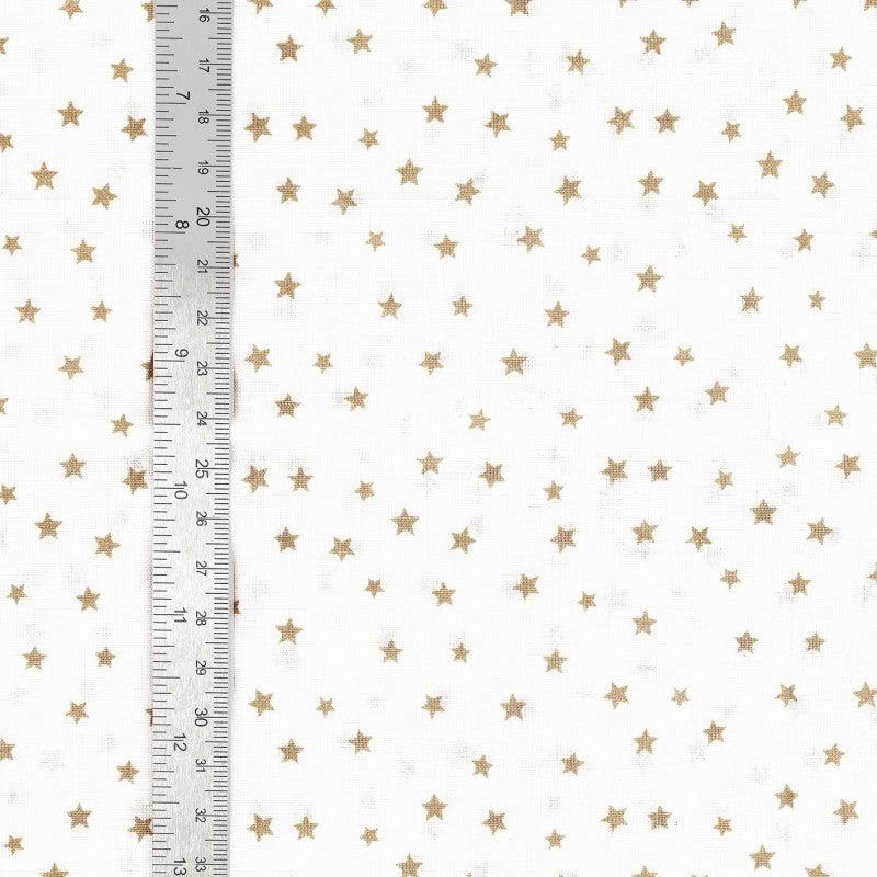 Fantasy cotton poplin fabric - Galet star