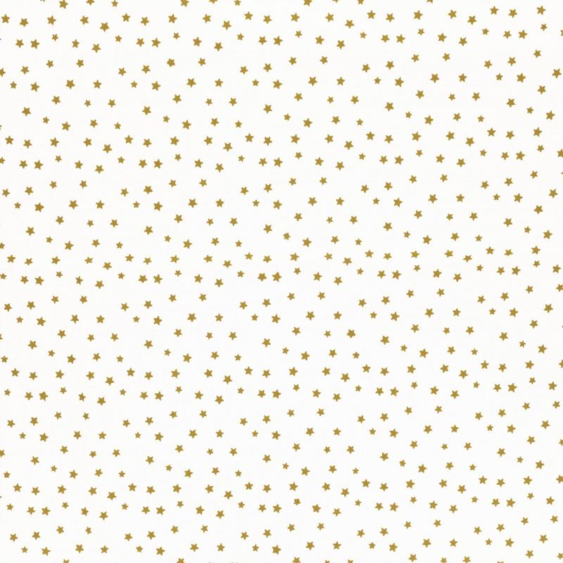 Fantasy cotton poplin fabric - curry star