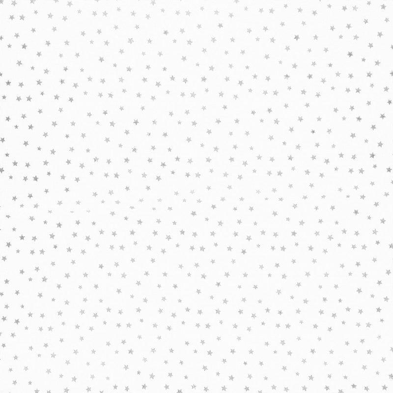 Fantasy cotton poplin fabric - Gray star