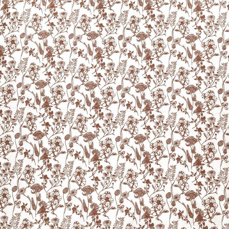 Fantasy cotton poplin fabric - Nadine Brown