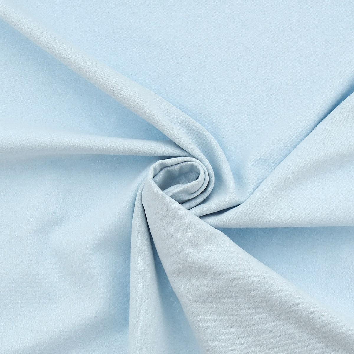 Tissu flanelle - Bleu layette