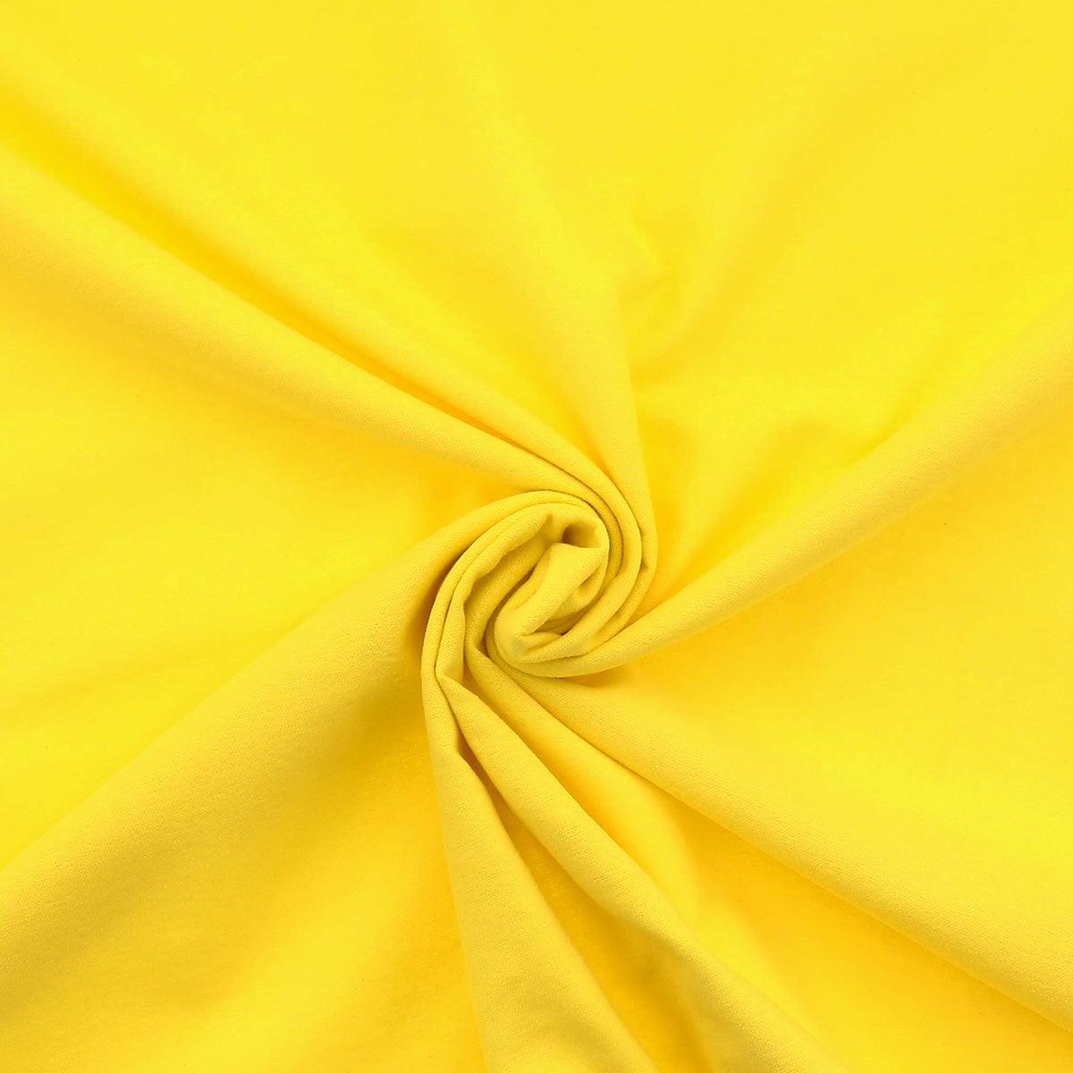 Tissu flanelle - Jaune