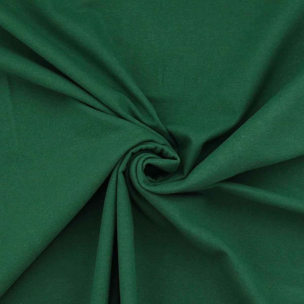 Tissu flanelle - Vert foncé