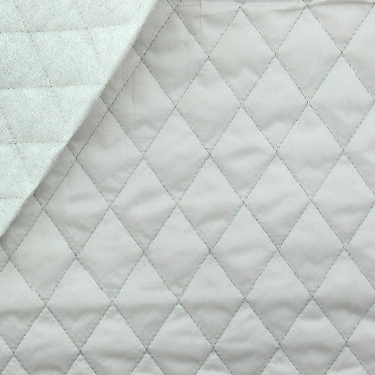 Quilted lining - Silver gray