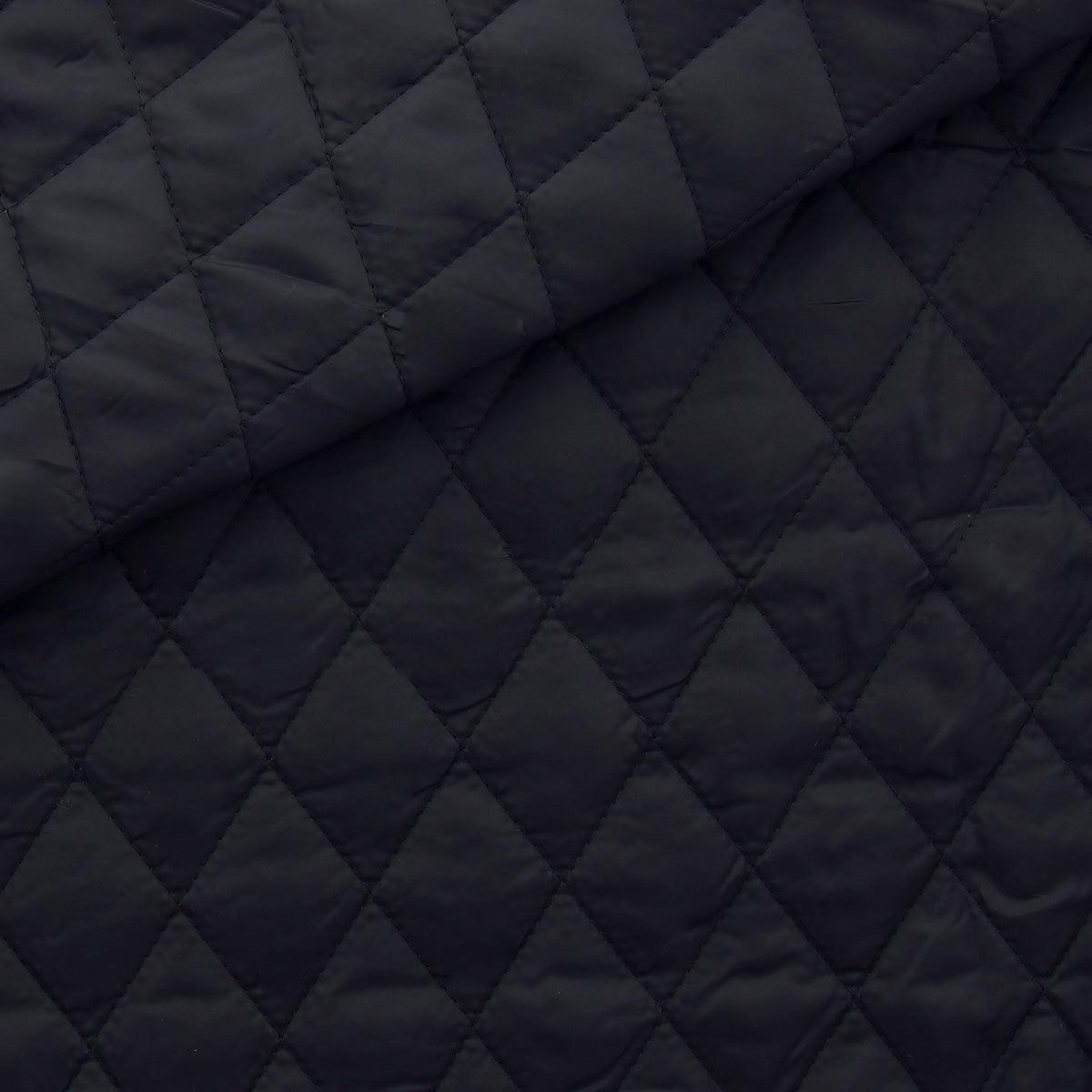 Quilted lining - navy blue