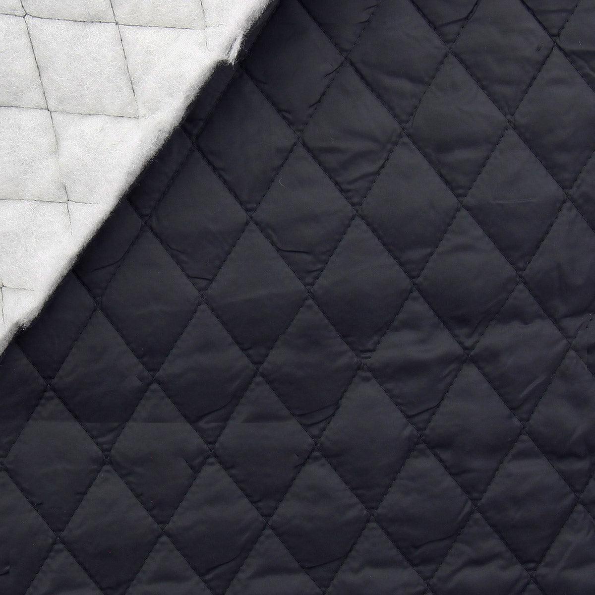 Quilted lining - navy blue