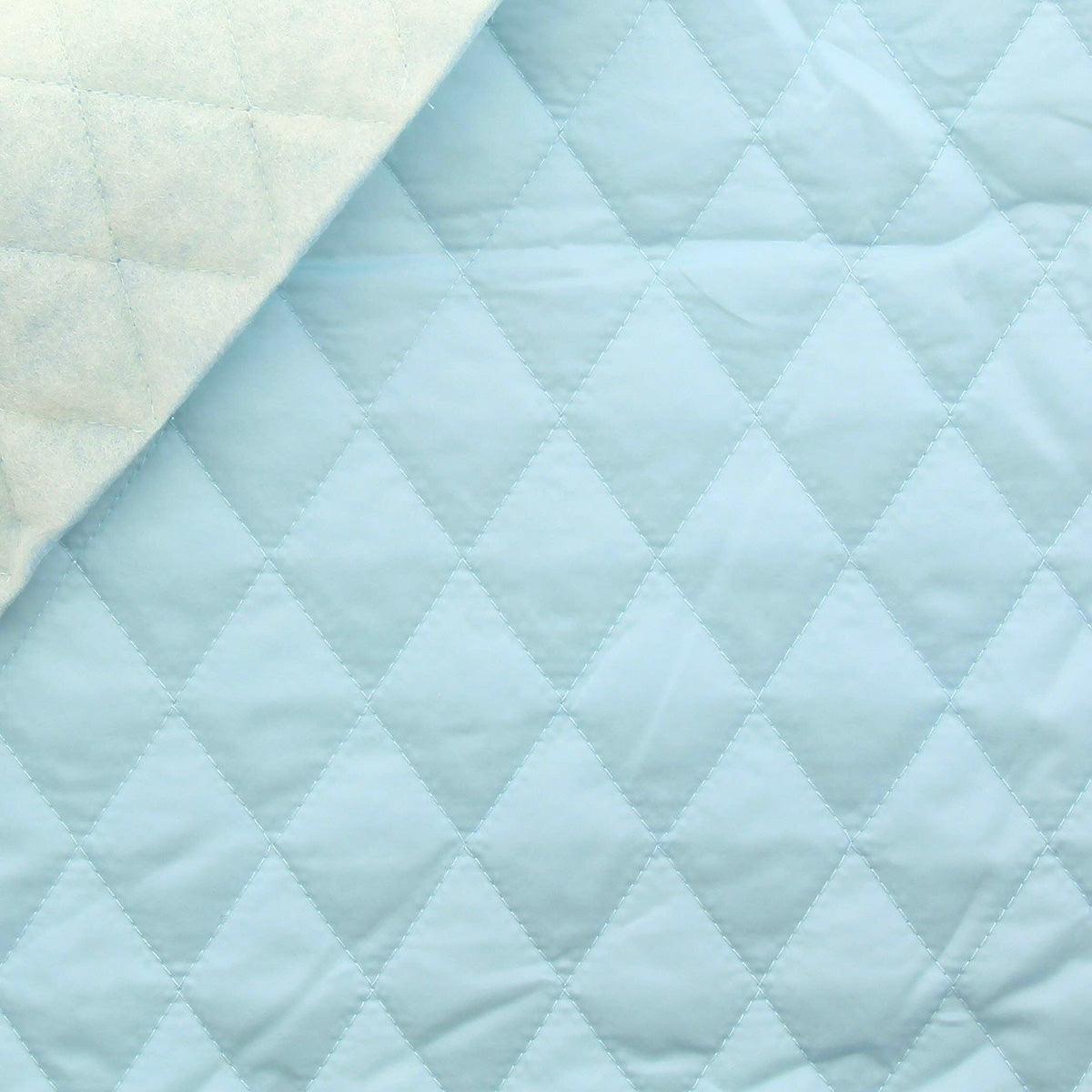 Doublure matelassée - Bleu layette