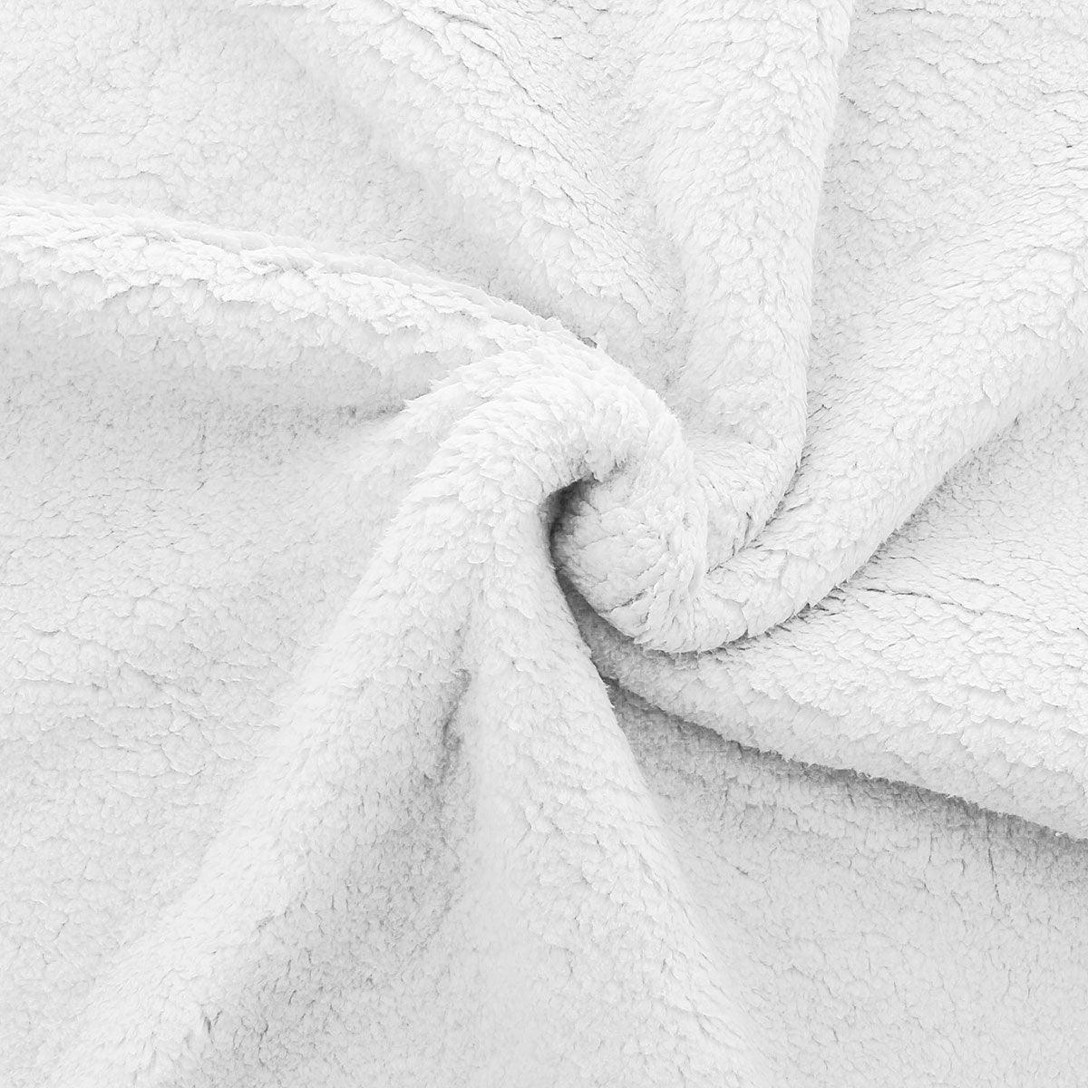 Tissu sherpa - Blanc