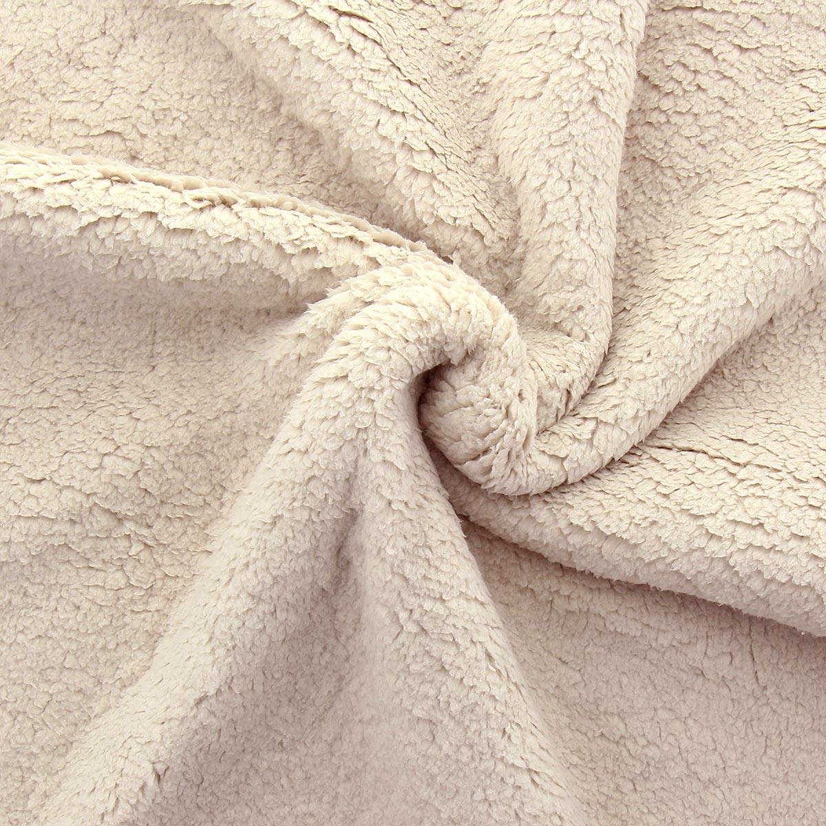 Tissu sherpa - Beige clair