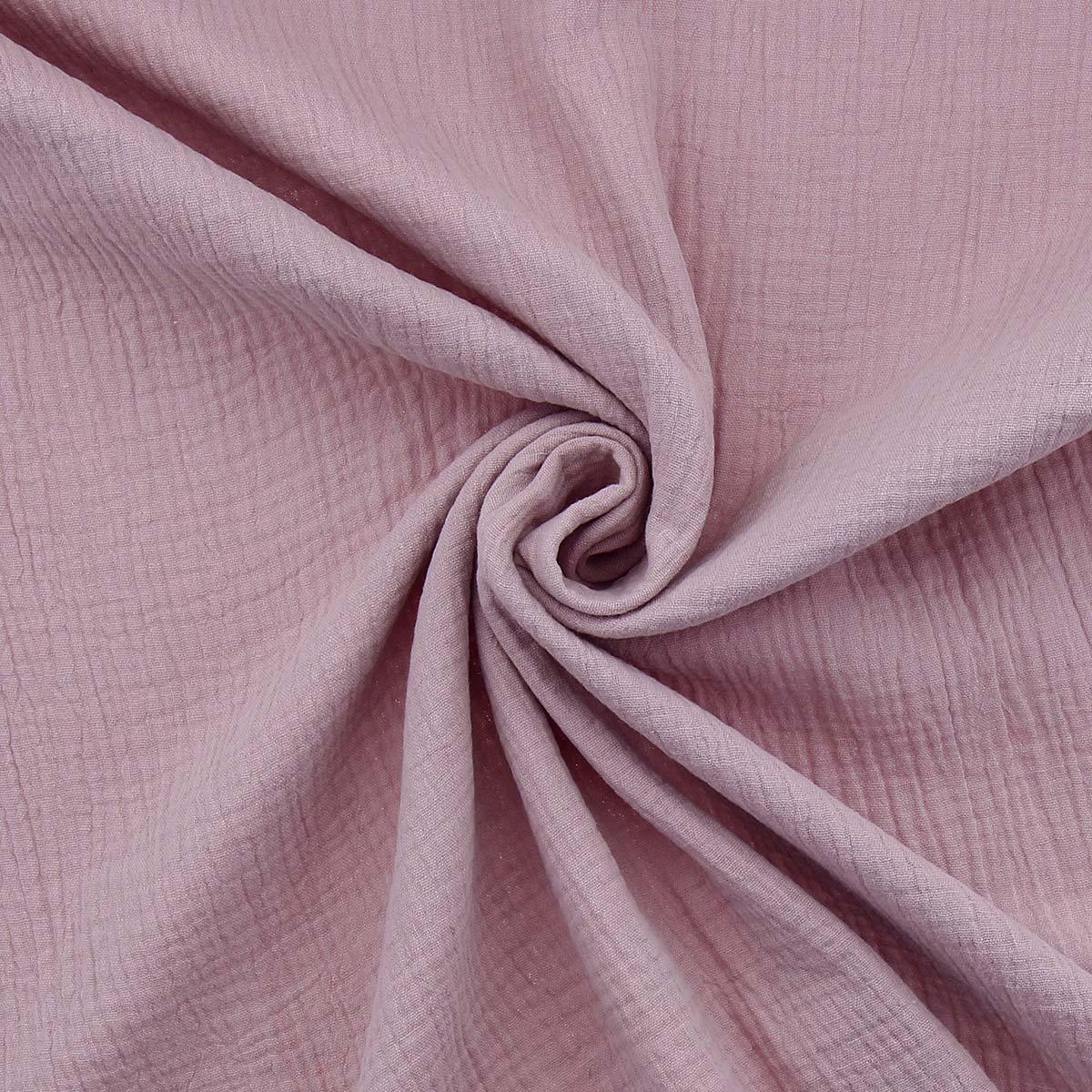 Cotton gauze double fabric - glycine