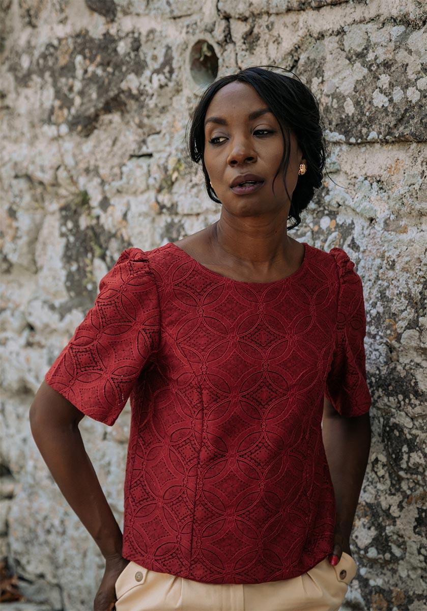 Cicadella blouse pattern - Fauve house