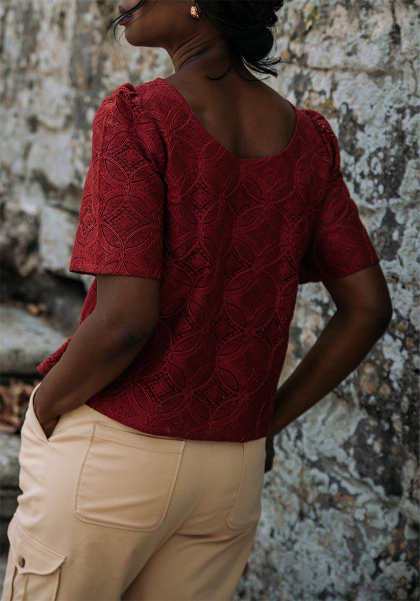 Cicadella blouse pattern - Fauve house