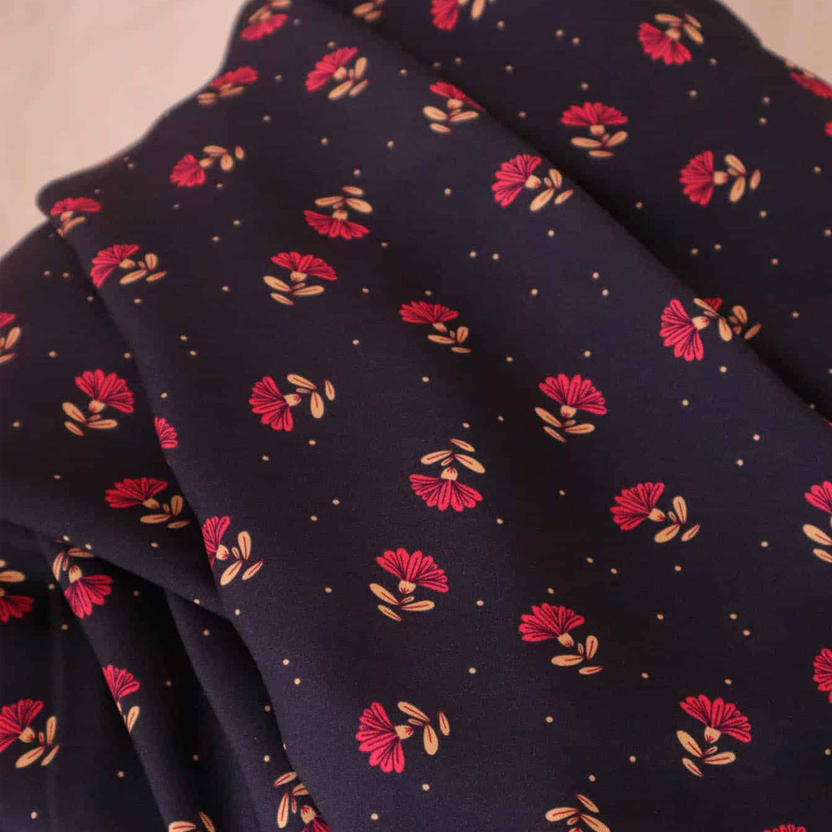 Bérénice ink viscose fabric - Lise Tailor