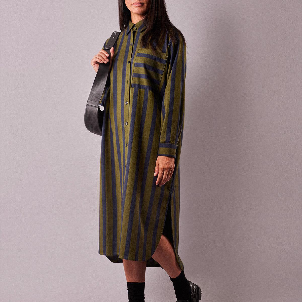 Boss The shirt dress - Brunette workshop