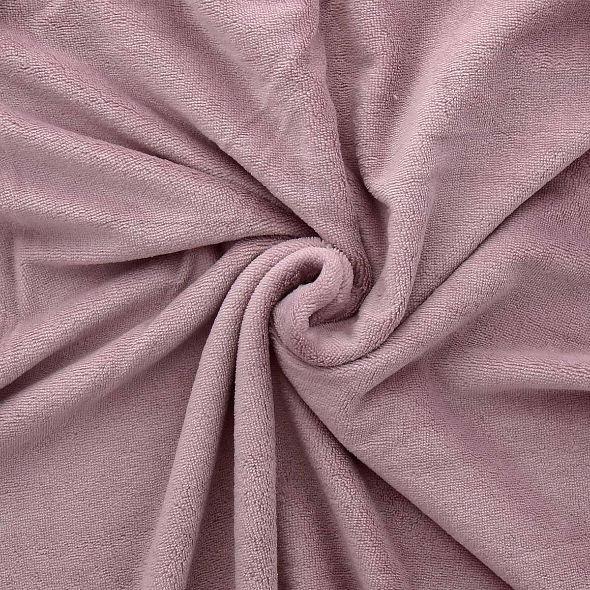 Tissu micro éponge viscose - Mauve