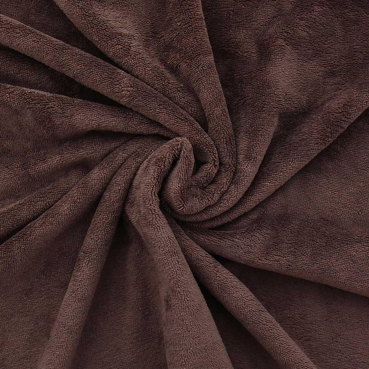 Tissu micro éponge viscose - Terre