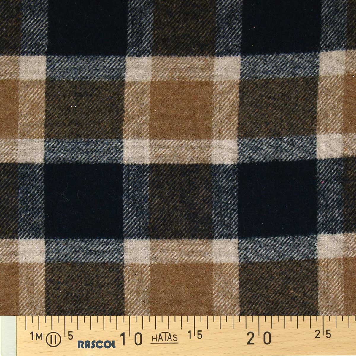 Fantasy wool cloth fabric for coat - Brown tiles