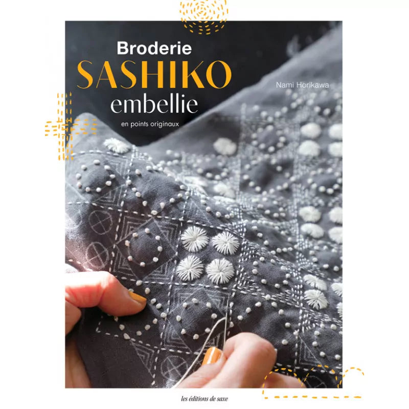 Sashiko embellished embellished book