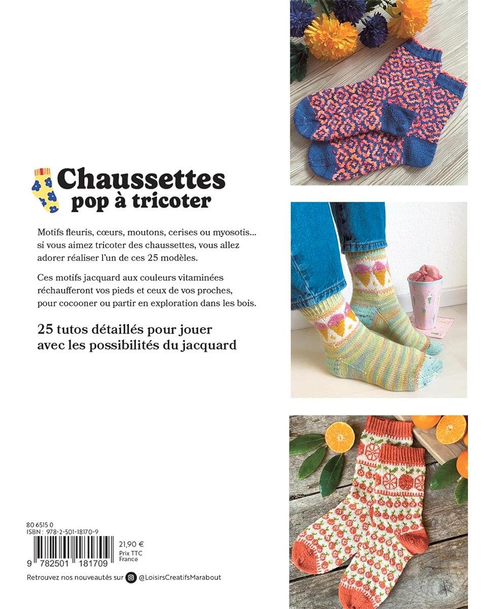 Livre chaussettes pop à tricoter