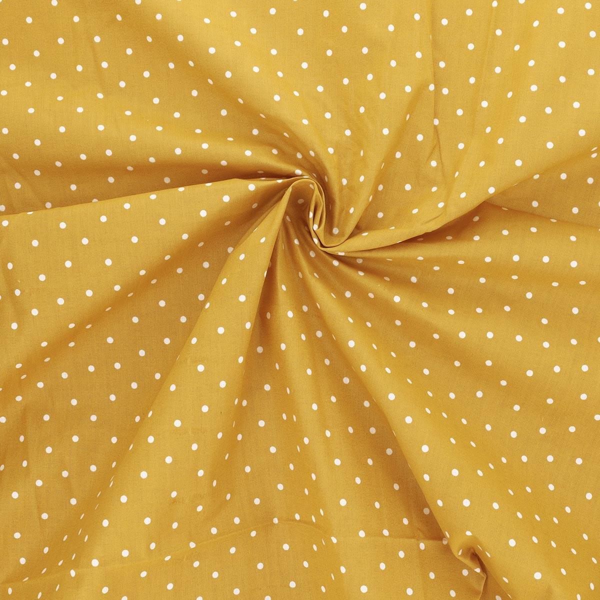 Cotton Popeline Popeline Fabric - Curry Yellow