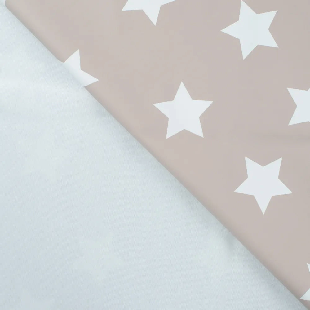 Waterproof canvas fabric for wax - stars with sand bottom