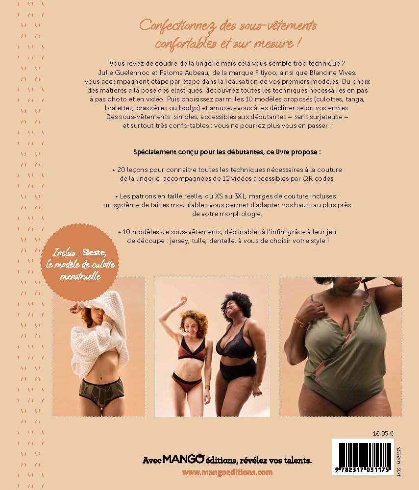 Livre apprendre à coudre sa lingerie confort