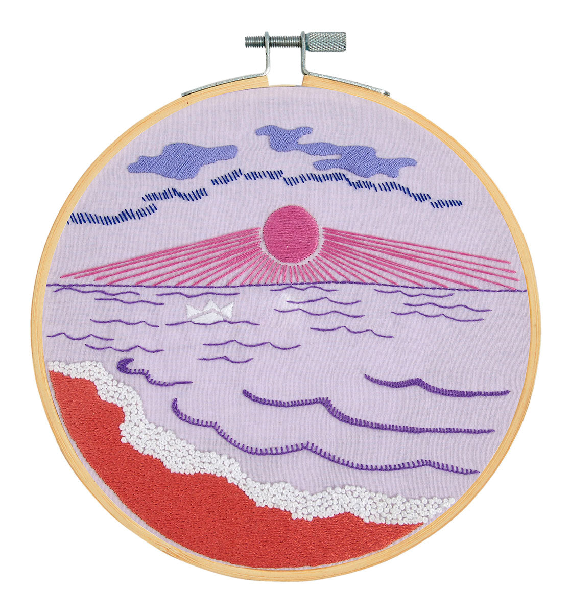 Embroidery kit - Boat