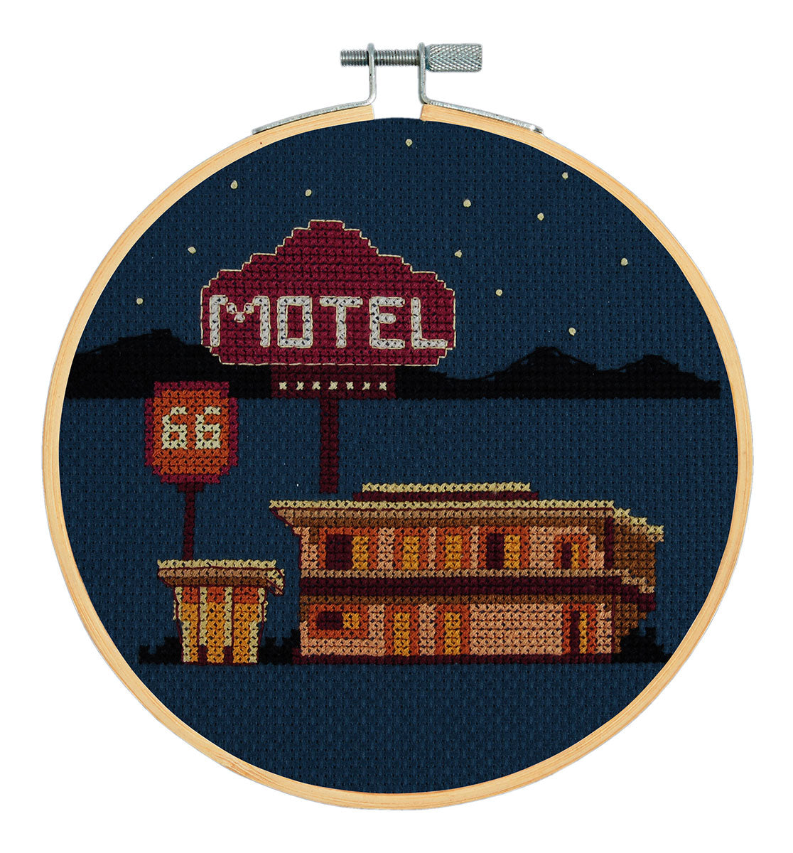 Cross Stitch Stickkit - Motel