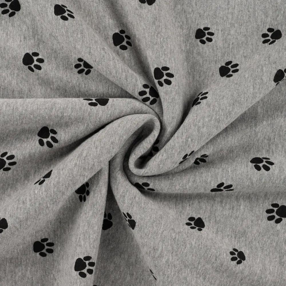 Molleton sweatshirt fabric - imprints