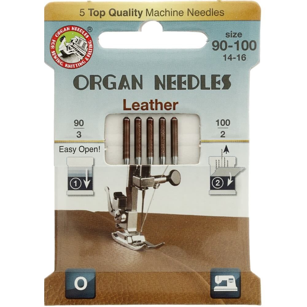 Organ leather needles