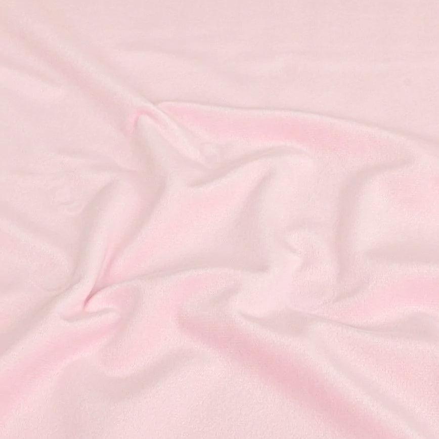 Smooth Minky fabric - Pink Layette